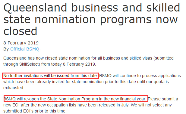 澳洲移民局官網截圖 移民澳洲